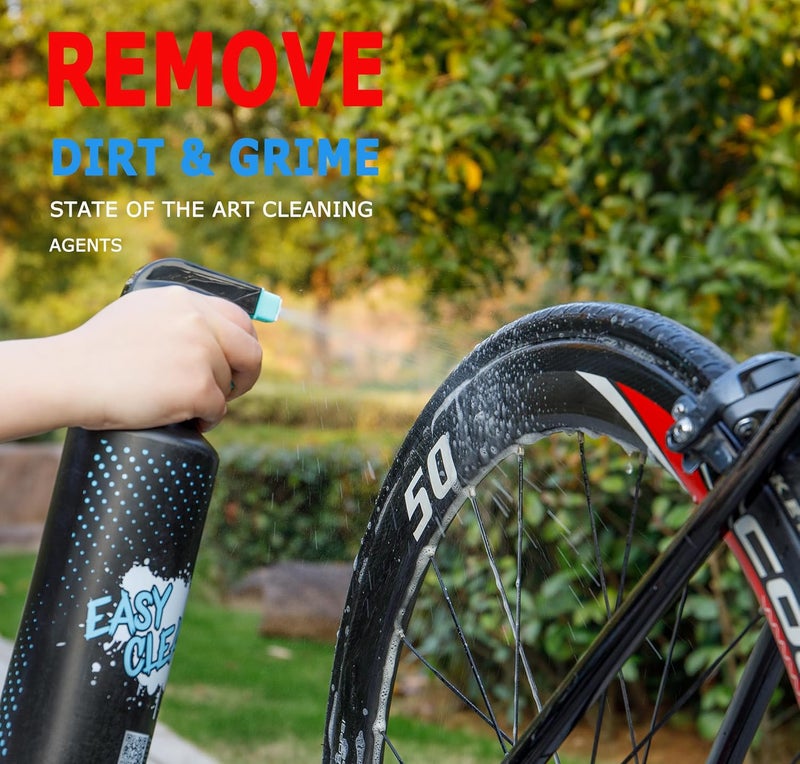CHEPARK Nano bike Cleaner with Easy Spray Applicator - Bike Wash Fast Acting Cleaner for Oil, Grease and Dirt Removal - Bike Cleaner for All Surface Types (1000ml) - Image 2